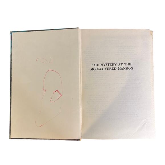 VTG 1941 Nancy Drew #18 Mystery at the Moss-Covered Mansion Book - Picture 3 of 5